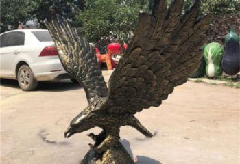 青銅大展宏圖銅雕廠家 公園動物銅雕