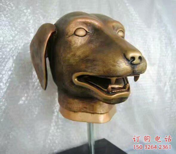 紫銅十二生肖銅雕廠家 仿古動(dòng)物銅雕