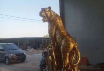園林老虎銅雕廠家 青銅動物銅雕