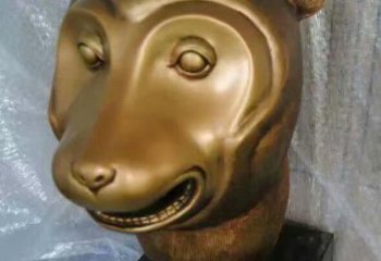 抽象十二生肖銅雕廠家 辦公室動物銅雕
