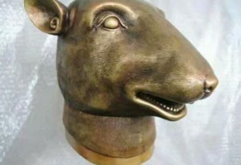 仿古十二生肖銅雕廠家 彩繪動物銅雕
