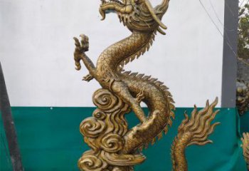  別墅飛龍銅雕廠家 公園動(dòng)物銅雕