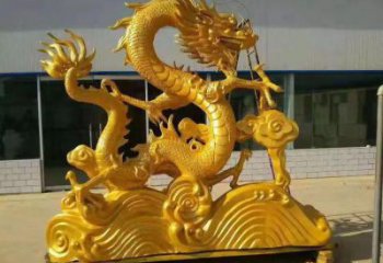 街頭飛龍銅雕廠(chǎng)家 城市動(dòng)物銅雕
