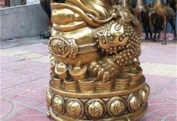 街頭金蟬銅雕廠家 城市動(dòng)物銅雕