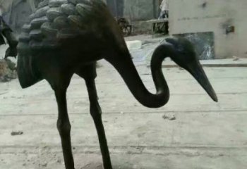 廣場仙鶴銅雕廠家 青銅動物銅雕