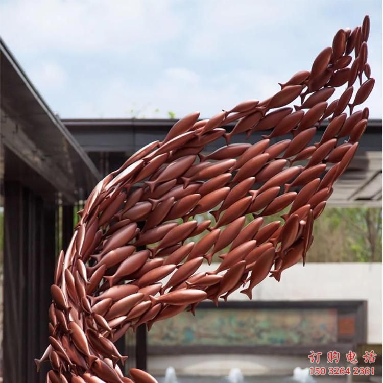 黃銅銅魚銅雕廠家 仿古動物銅雕