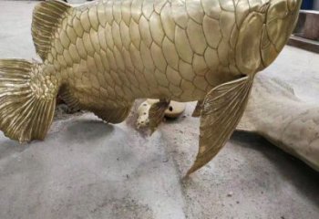 彩繪鯉魚銅雕廠家 仿古動(dòng)物銅雕