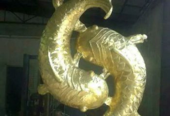 廣場(chǎng)金魚銅雕廠家 青銅動(dòng)物銅雕