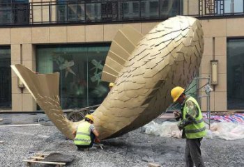 廣場鯨魚銅雕廠家 青銅動物銅雕