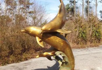 園林海豚銅雕廠家 青銅動(dòng)物銅雕