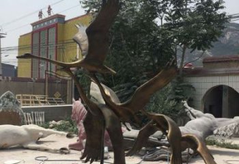 廣場鴻雁銅雕廠家 青銅動物銅雕