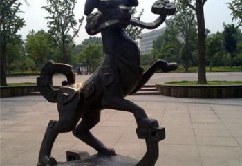 公園小狗銅雕廠家 街頭動(dòng)物銅雕