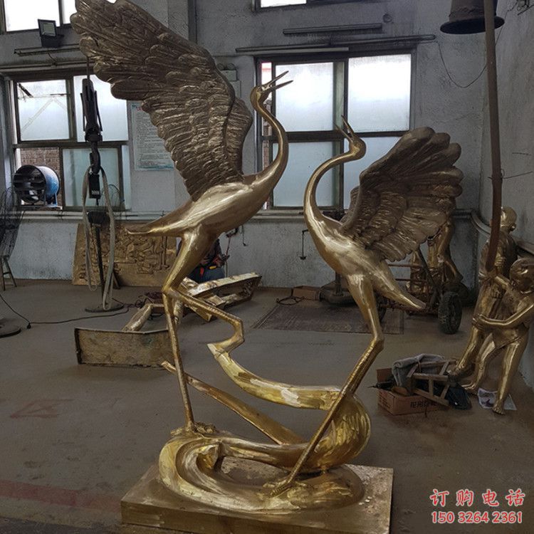 廣場鴕鳥銅雕廠家 青銅動物銅雕