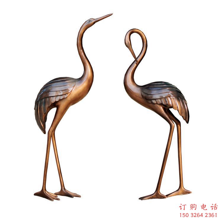 鴕鳥銅雕廠家 抽象動物銅雕