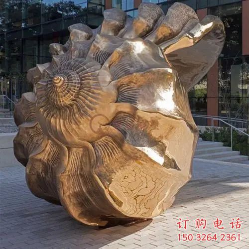 別墅海螺銅雕廠家 公園動(dòng)物銅雕