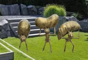 別墅螞蟻銅雕廠家 公園動物銅雕