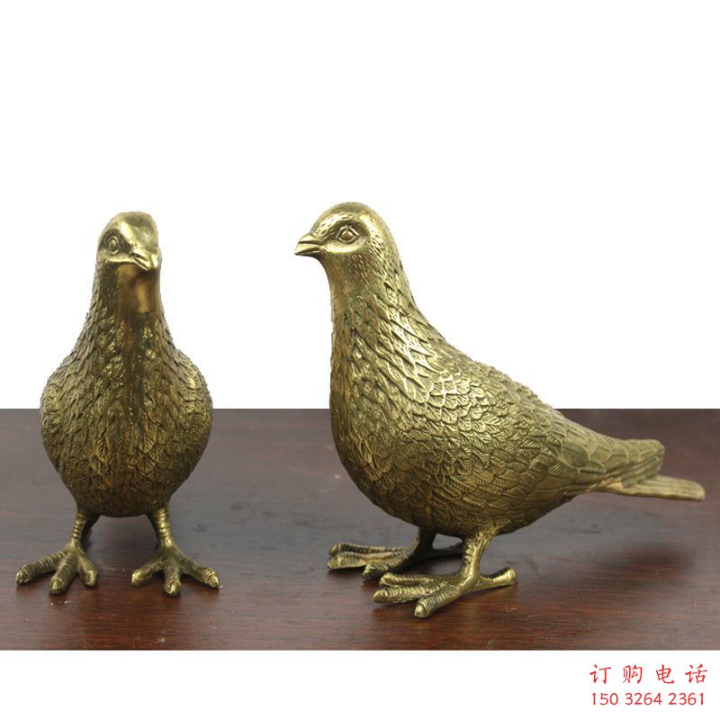 青銅鴿子銅雕廠家 公園動(dòng)物銅雕
