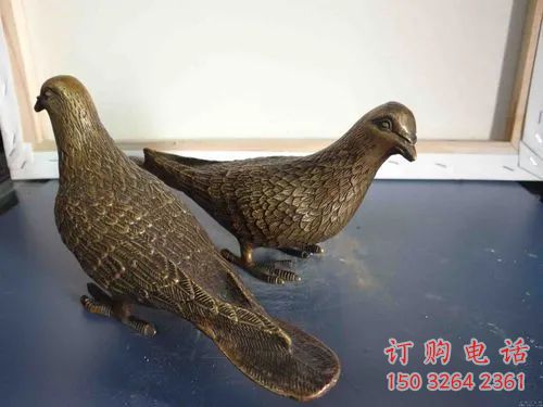 鴿子銅雕廠家 抽象動物銅雕
