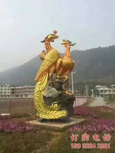 鳳凰銅雕廠家 黃銅動(dòng)物銅雕