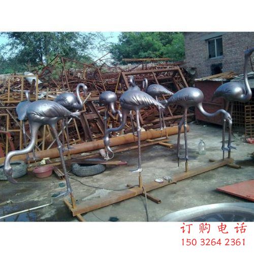 青銅火鳥銅雕廠家 公園動物銅雕