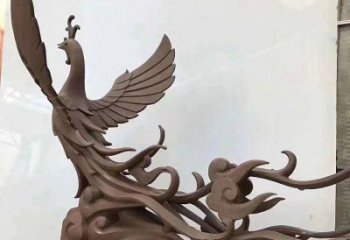 城市鳳凰銅雕廠家 黃銅動(dòng)物銅雕