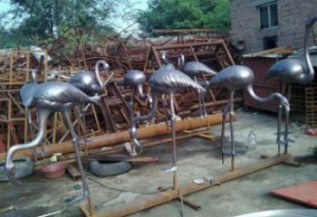 青銅火鳥銅雕廠家 公園動(dòng)物銅雕