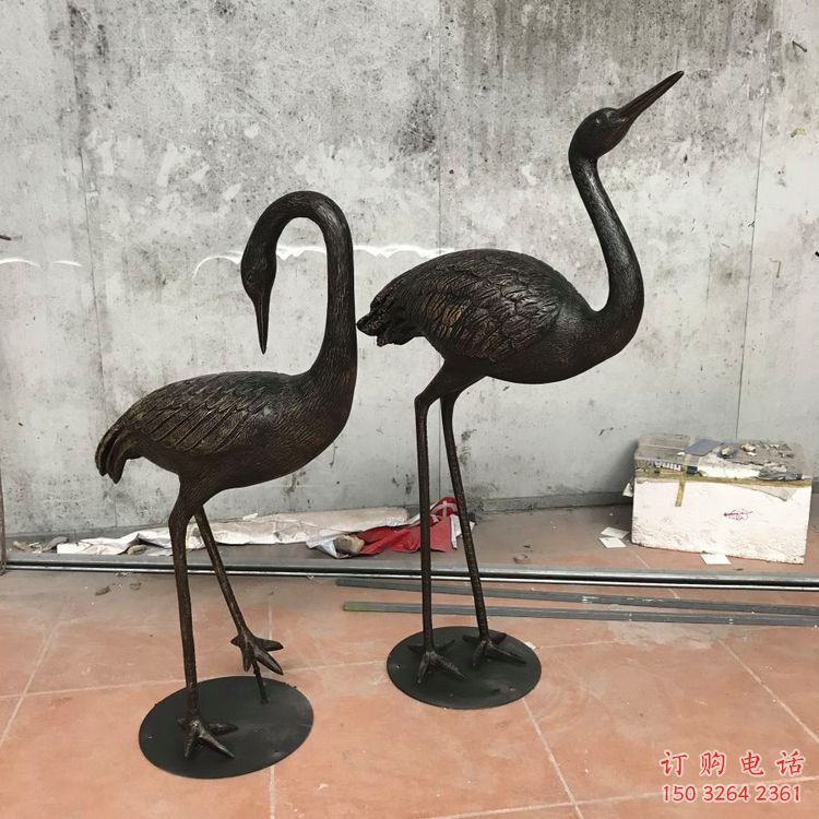 街頭火鳥銅雕廠家 城市動(dòng)物銅雕