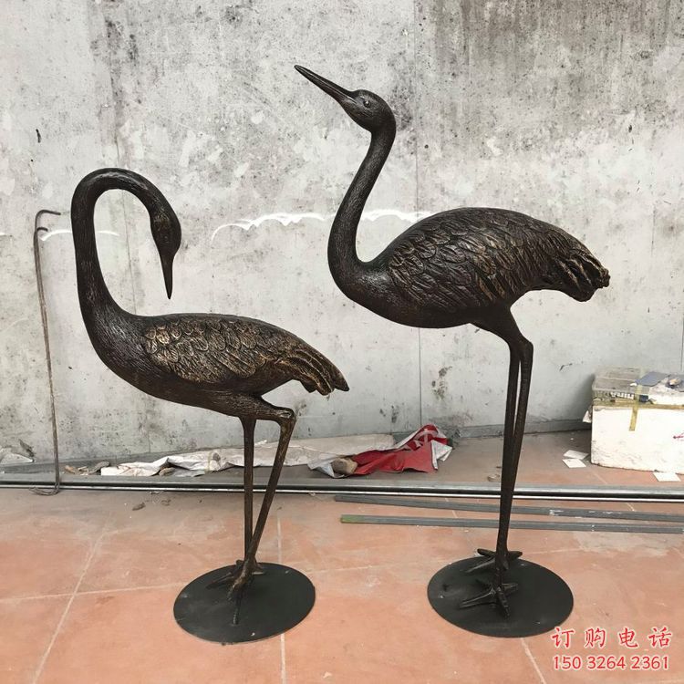 公園火鳥銅雕廠家 街頭動物銅雕