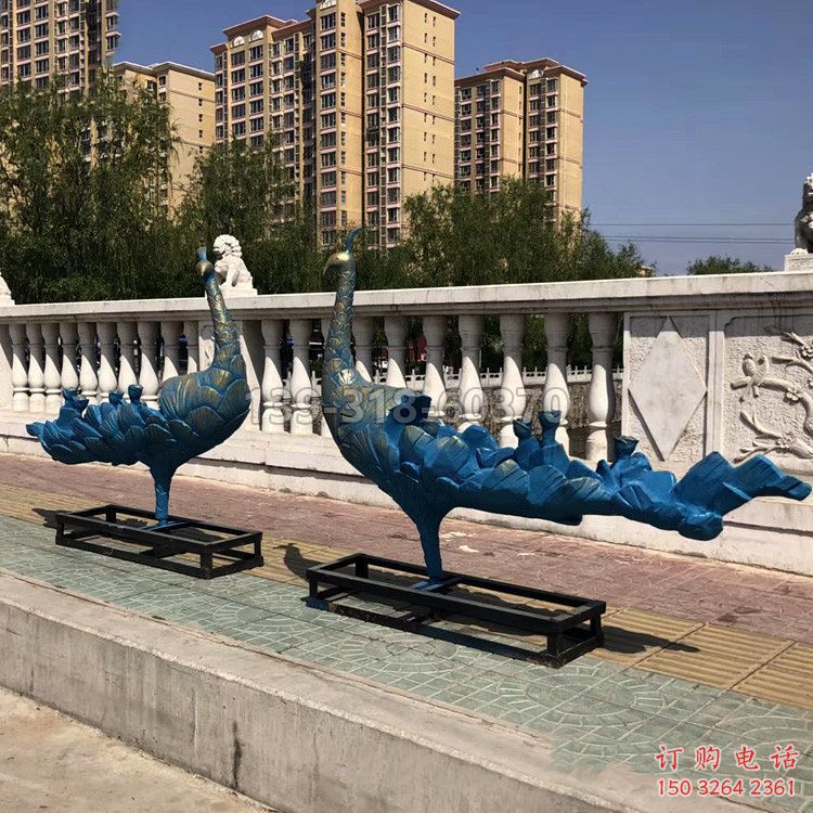 園林孔雀銅雕廠家 青銅動(dòng)物銅雕