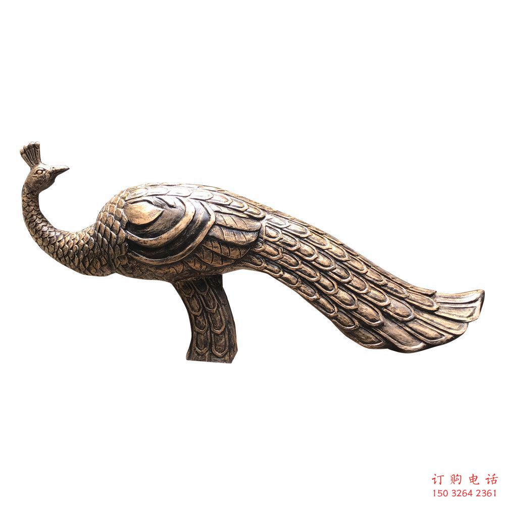 青銅孔雀銅雕 公園動(dòng)物銅雕廠家