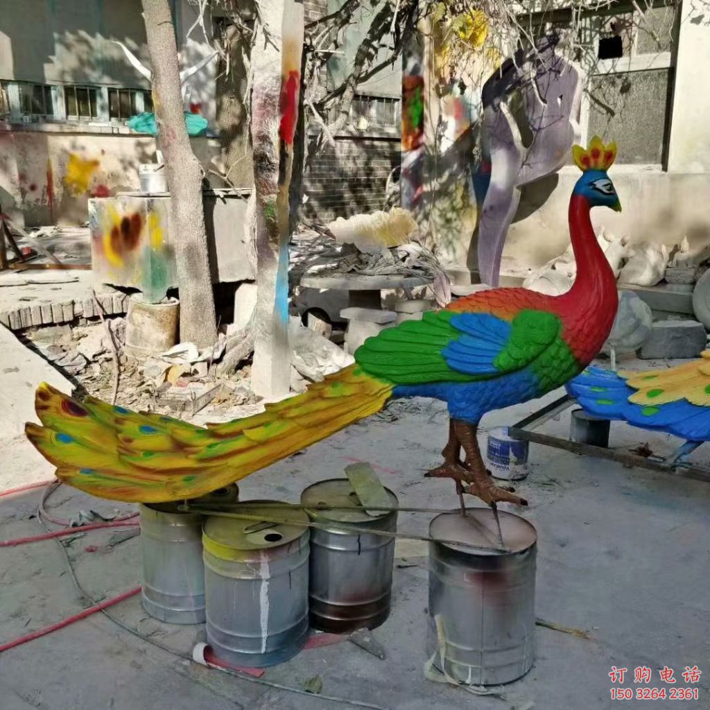 城市綠孔雀銅雕廠家 黃銅動(dòng)物銅雕