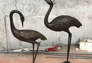 公園火鳥銅雕廠家 街頭動物銅雕