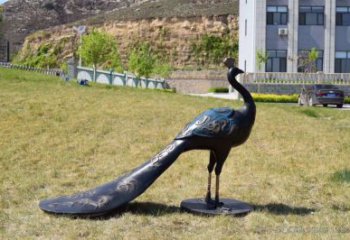 公園孔雀銅雕廠家 街頭動(dòng)物銅雕