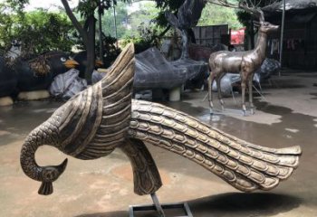 廣場(chǎng)孔雀銅雕廠家 青銅動(dòng)物銅雕