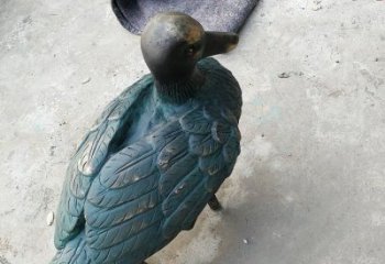 公園鴨子銅雕廠家 街頭動(dòng)物銅雕