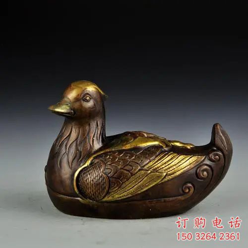 城市鴨子銅雕廠(chǎng)家 黃銅動(dòng)物銅雕