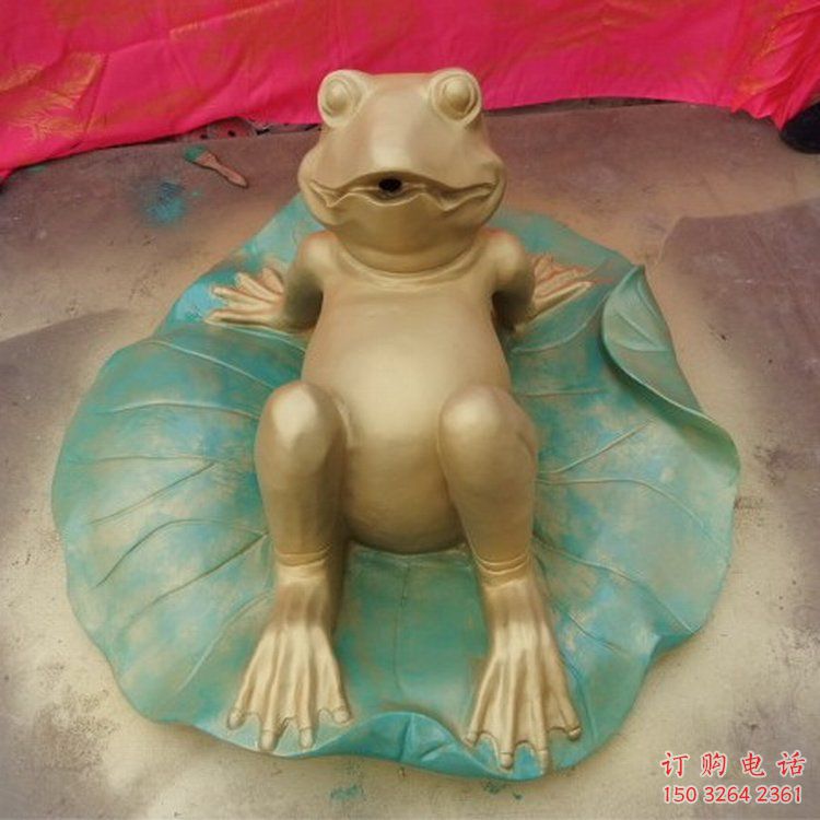 園林青蛙銅雕廠家 青銅動(dòng)物銅雕