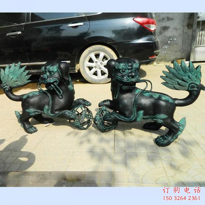 獨(dú)角獸銅雕廠家 抽象動(dòng)物銅雕