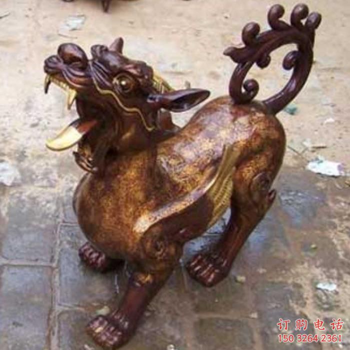 黃銅獨(dú)角獸銅雕廠家 仿古動(dòng)物銅雕