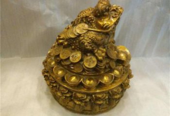 黃銅青蛙銅雕廠家 仿古動(dòng)物銅雕