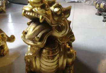 抽象獨(dú)角獸銅雕廠家 辦公室動(dòng)物銅雕