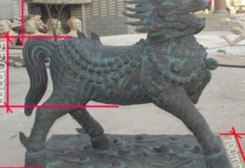 廣場獨(dú)角獸銅雕 青銅動物銅雕廠