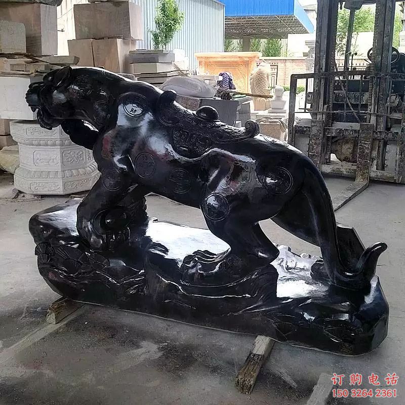 園林金錢豹銅雕廠家 青銅動(dòng)物銅雕