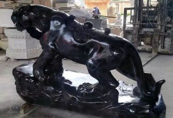 園林金錢豹銅雕廠家 青銅動(dòng)物銅雕