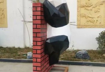 園林大熊貓銅雕廠家 青銅動(dòng)物銅雕