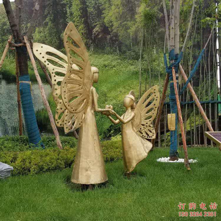 蝴蝶銅雕廠家 抽象動(dòng)物銅雕