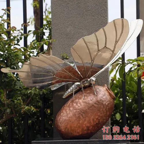 廣場(chǎng)蝴蝶銅雕廠家 青銅動(dòng)物銅雕