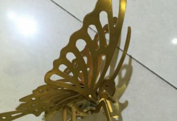 青銅蝴蝶銅雕廠家 公園動(dòng)物銅雕