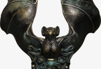 蝙蝠銅雕廠家 黃銅動(dòng)物銅雕