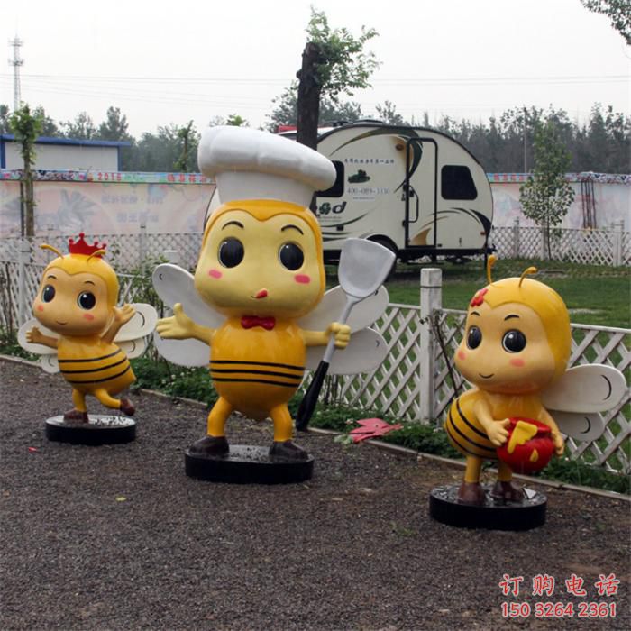 仿古蜜蜂銅雕廠家 彩繪動物銅雕